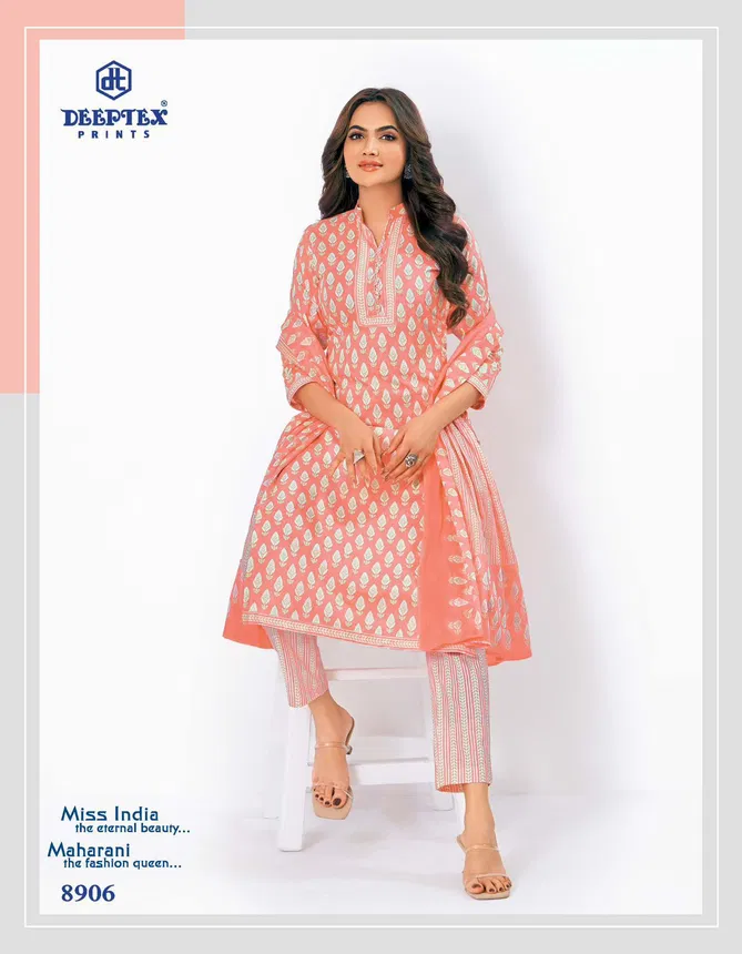 Miss India Vol 89 By Deeptex Cotton Printed Dress Material Suppliers In India